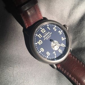 Men’s Shinola 1069 watch *glows in the dark*